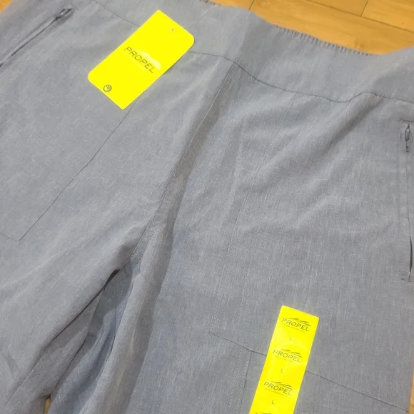 Bass Women's Propel Turbo-Dry Blue Moisture Wick Performance Jogger Pants size L - Picture 4 of 14